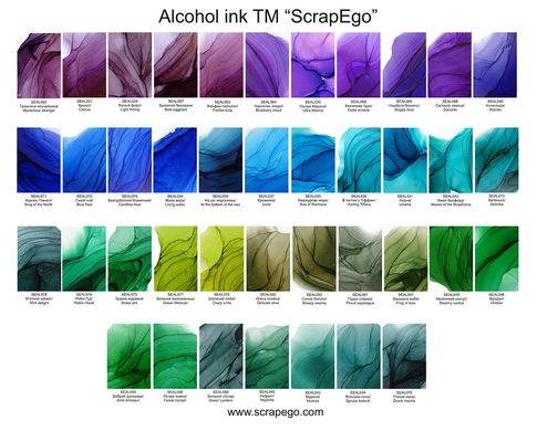 Alcohol ink TM ScrapEgo Zelenka 30ml, SEAL073
