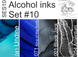 Set #10 Alcohol inks 10ml + Blender 120ml SES10
