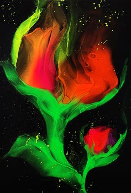 Alcohol ink "SPLASH" Green by TM "ScrapEgo" (fluorescent, 2 in 1) 30ml