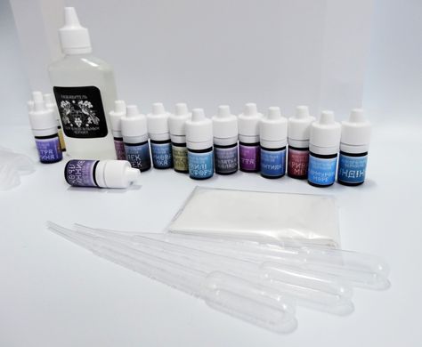 PromoBox Alcohol ink + auxiliary materials
