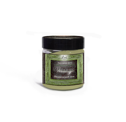 Texture paste "ScrapEgo" "Vintage" with the effect of aging "IRISH MOSS" 150ml