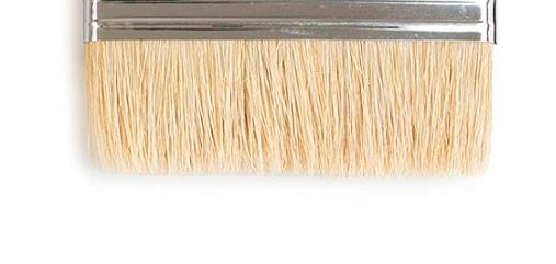Chalk & wax paint brush with natural bristle 100mm Premium