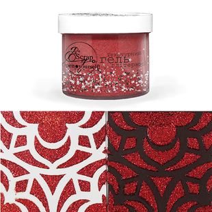 Texture glitter gel "ScrapEgo" "THERPY WINE" 100ml