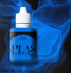 Alcohol ink "SPLASH" Blue by TM "ScrapEgo" (fluorescent, 2 in 1) 30ml