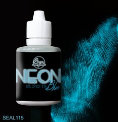 Alcohol ink "NEON" Blue by TM "ScrapEgo" (glow in the dark) 30ml