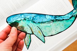 Whale bookmark from Valeria Shaipova