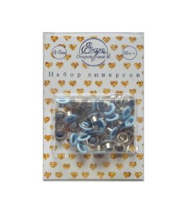 Eyelet sets "ScrapEgo" Blue enamel