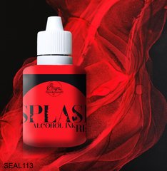 Alcohol ink "SPLASH" Red by TM "ScrapEgo" (fluorescent, 2 in 1) 30ml